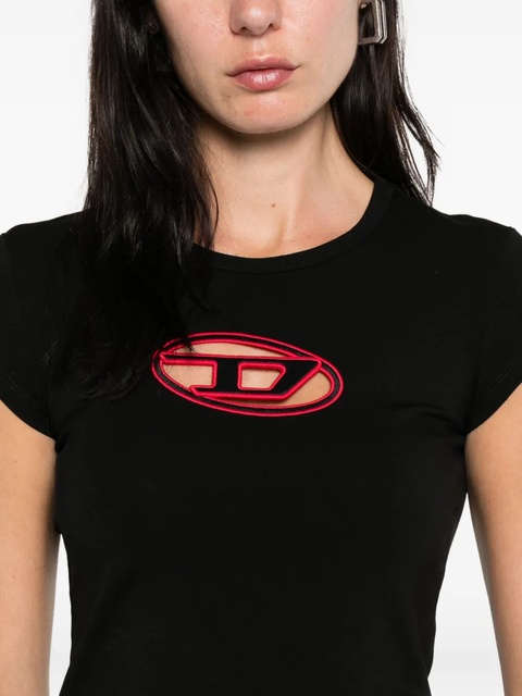 Diesel logo-detail short-sleeve top - Black - zdjęcie produktu nr 2