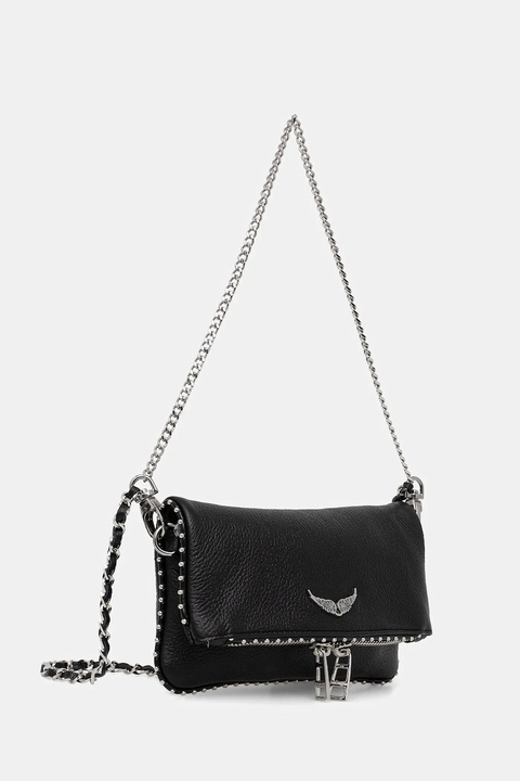ZADIG&VOLTAIRE torebka skórzana kolor czarny LWBA03977 - zdjęcie produktu nr 1