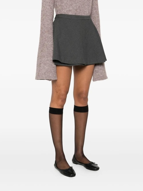 Eleh A-line cotton skirt - Grey - zdjęcie produktu nr 2