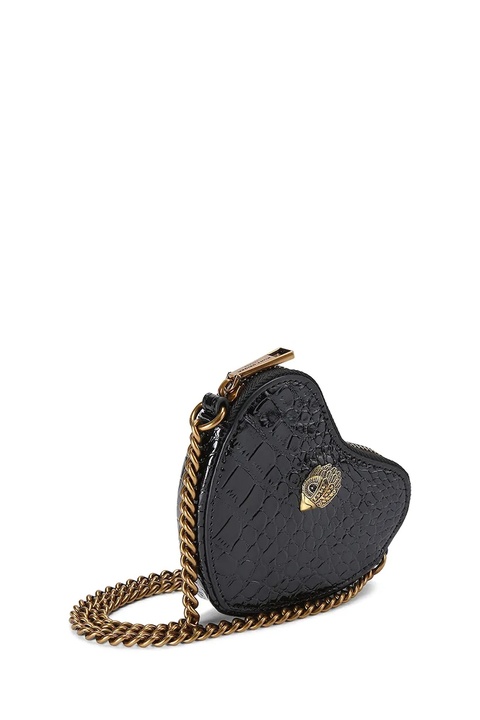 Kurt Geiger London torebka skórzana kolor czarny 9548400409 - zdjęcie produktu nr 2
