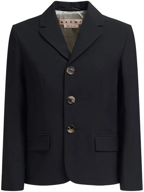Marni virgin wool blazer - Black - zdjęcie produktu nr 1