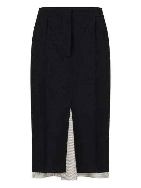 Marni split-hem pencil skirt - Black - zdjęcie produktu nr 1
