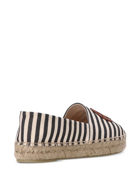 ANINE BING striped logo flat espadrilles - White - zdjęcie produktu nr 2