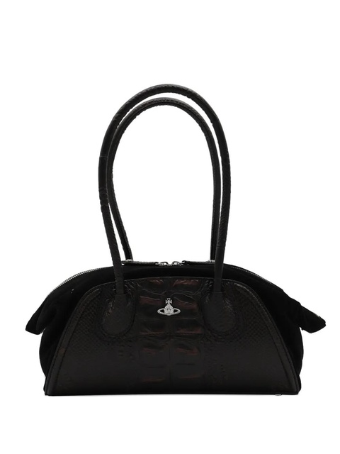 Vivienne Westwood crocodile-embossed shoulder bag - Brown - zdjęcie produktu nr 2