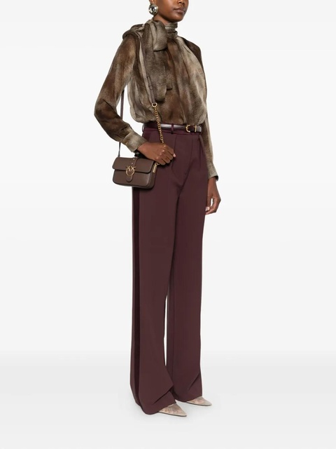 PINKO love birds clasp cross body bag - Brown - zdjęcie produktu nr 2