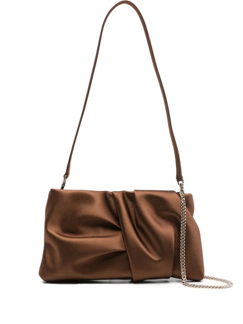 Jimmy Choo twisted clutch bag - Brown - zdjęcie produktu nr 1