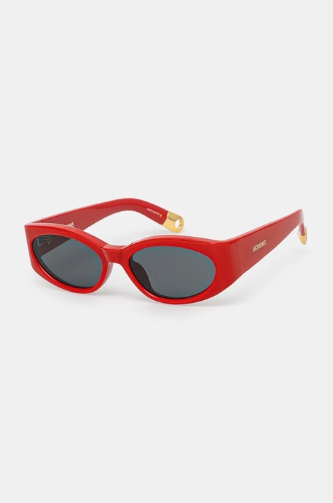 Jacquemus okulary przeciwsłoneczne OVALO kolor czerwony JAC4C8SUN - zdjęcie produktu nr 1