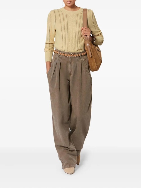 MARANT ÉTOILE Kalyn openwork sweater - Yellow - zdjęcie produktu nr 2