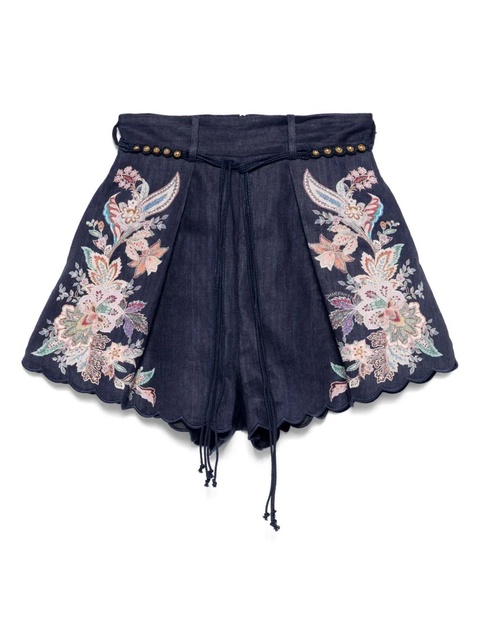ZIMMERMANN Rhiannon shorts - Blue - zdjęcie produktu nr 2