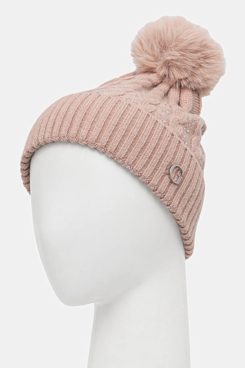 Guess czapka kolor pomarańczowy AW5385 POL01 - zdjęcie produktu nr 2