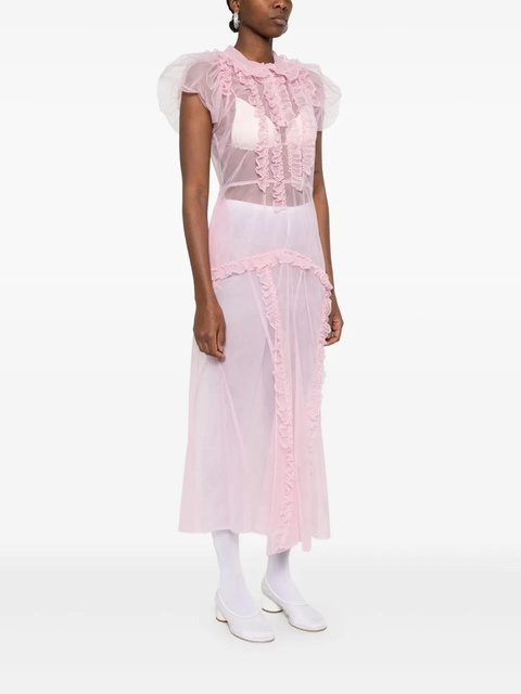 Simone Rocha ruffled multi-seam maxi dress - Pink - zdjęcie produktu nr 2