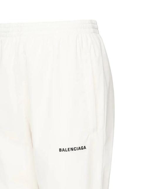 Balenciaga embroiderd-logo track trousers - White - zdjęcie produktu nr 2