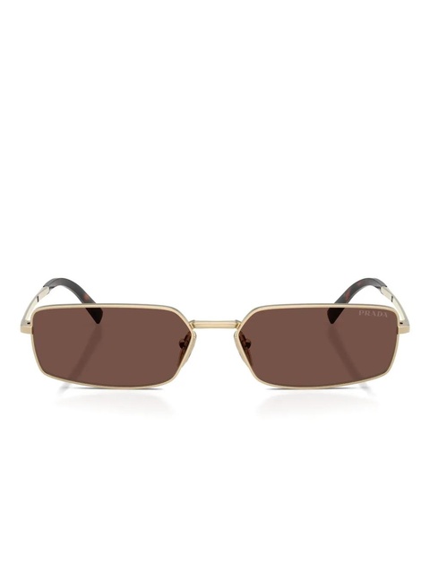 Prada Eyewear rectangular-frame sunglasses - Gold - zdjęcie produktu nr 1