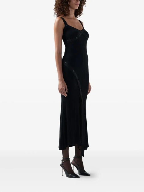 GCDS button strap dress - Black - zdjęcie produktu nr 2