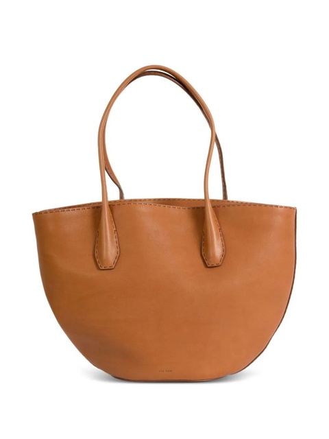 The Row top-handles leather shoulder bag - Brown - zdjęcie produktu nr 1