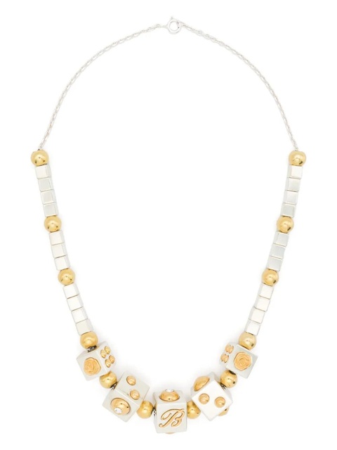 Blumarine beaded choker necklace - Silver - zdjęcie produktu nr 1