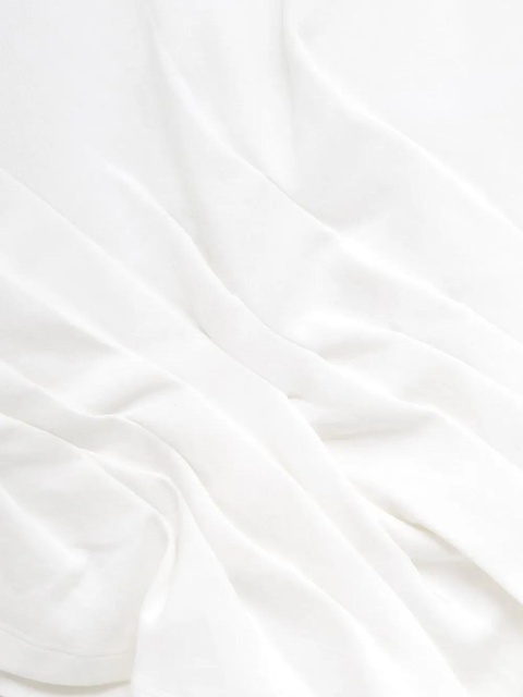 LOEWE asymmetrical pleated T-shirt - White - zdjęcie produktu nr 2