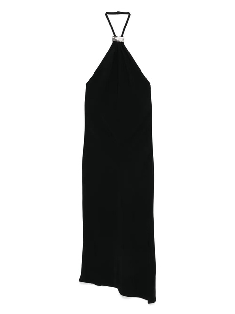 The Attico halterneck low-back midi dress - Black - zdjęcie produktu nr 1
