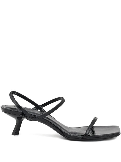 ANINE BING 50mm square-toe stiletto-heel sandals - Black - zdjęcie produktu nr 1