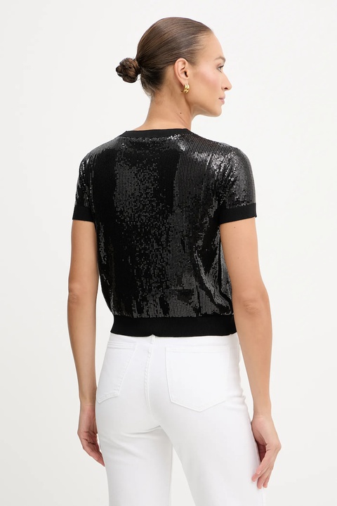 Guess t-shirt JUNIPER damski kolor czarny W5YR21 Z3E70 - zdjęcie produktu nr 2
