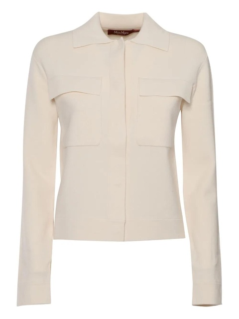 Max Mara Mito flap-pockets cardigan - White - zdjęcie produktu nr 1