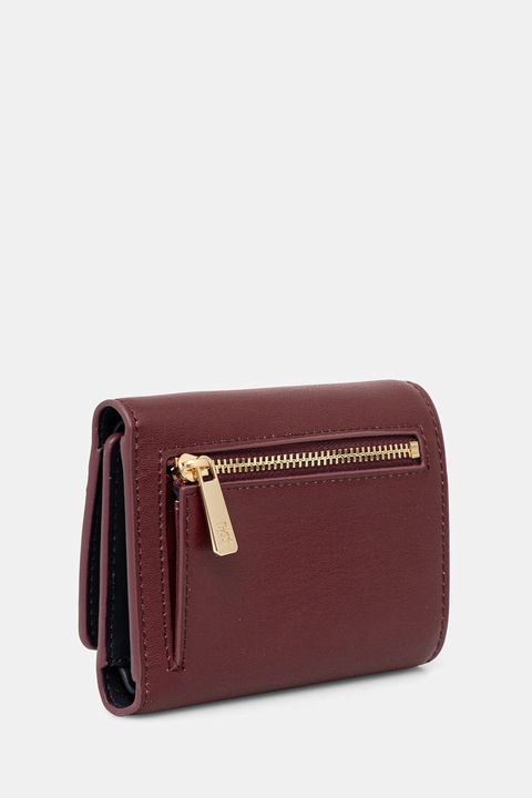 Tommy Hilfiger portfel damski kolor bordowy AW0AW17737 - zdjęcie produktu nr 2