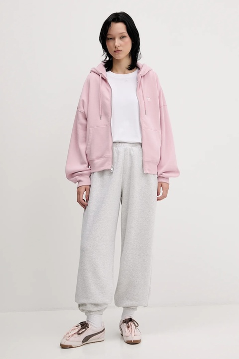 Abercrombie & Fitch bluza damska kolor różowy z kapturem KI152-5417-601 - zdjęcie produktu nr 2