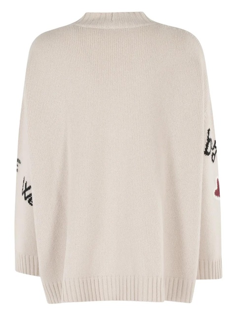 Weekend Max Mara lettering-embellishment cardigan - Neutrals - zdjęcie produktu nr 2