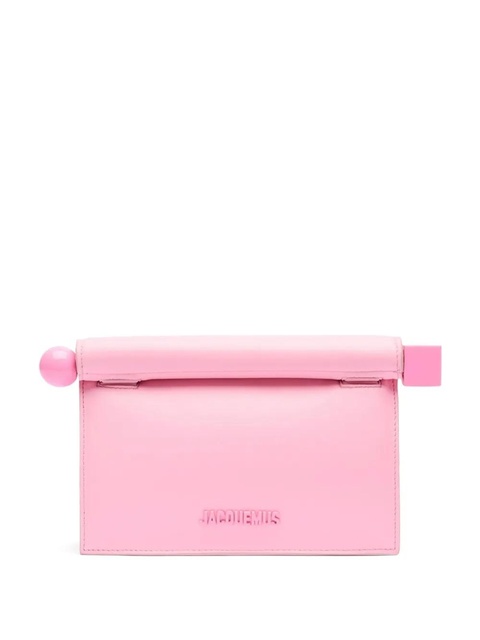 Jacquemus Rond Carré clutch bag - Pink - zdjęcie produktu nr 1