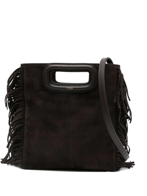Maje fringe leather tote bag - Brown - zdjęcie produktu nr 1