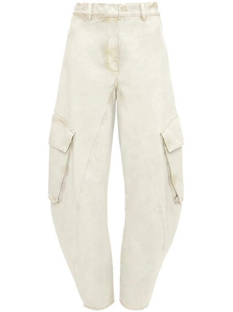 JW Anderson twisted cargo jeans - Neutrals - zdjęcie produktu nr 1