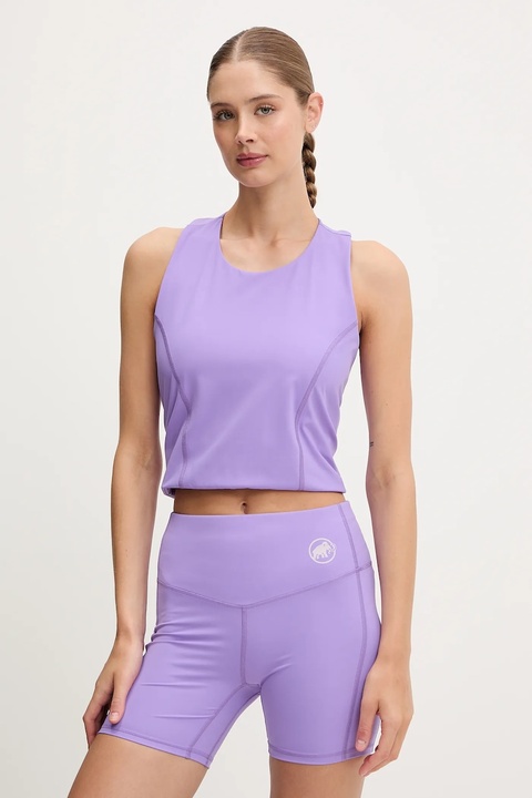 Mammut top sportowy Massone kolor fioletowy 1017-06480 - zdjęcie produktu nr 1