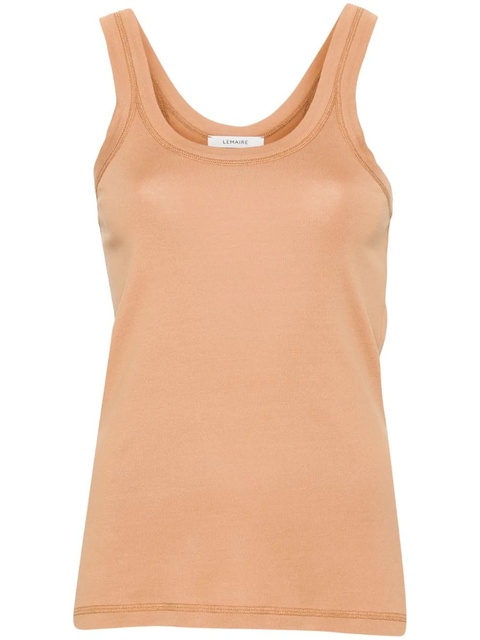 LEMAIRE ribbed cotton top - Brown - zdjęcie produktu nr 1
