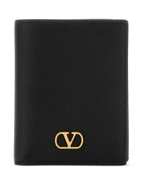 Valentino Garavani logo-plaque wallet - Black - zdjęcie produktu nr 1