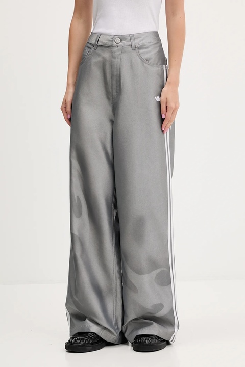 adidas Originals jeansy Baggy Shine Dnm damskie kolor szary KE9800 - zdjęcie produktu nr 1