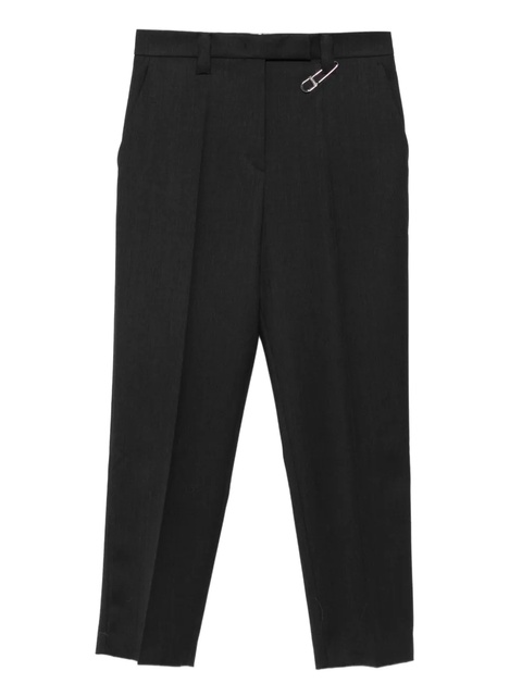 Prada safety-pin detail trousers - Grey - zdjęcie produktu nr 1