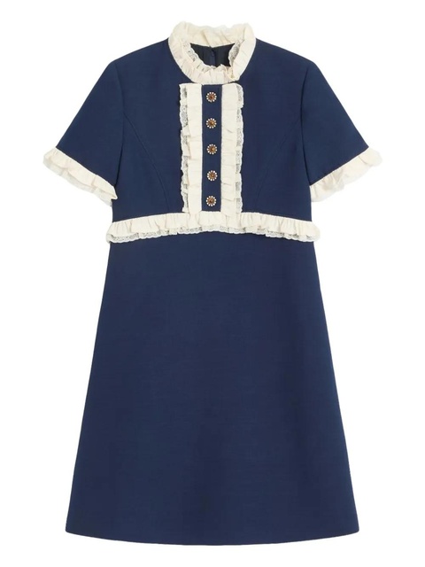 Valentino Garavani Crepe Couture mini dress - Blue - zdjęcie produktu nr 1