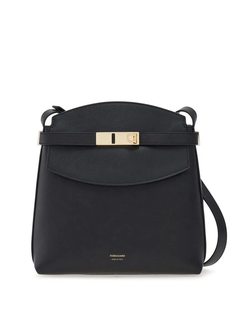 Ferragamo small Hug crossbody bag - Black - zdjęcie produktu nr 1