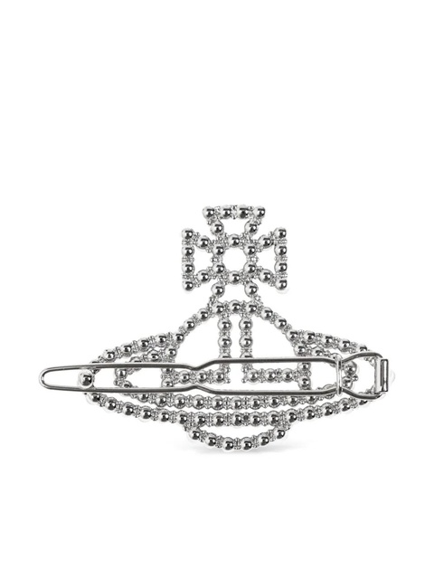 Vivienne Westwood Orb hair clip - White - zdjęcie produktu nr 2