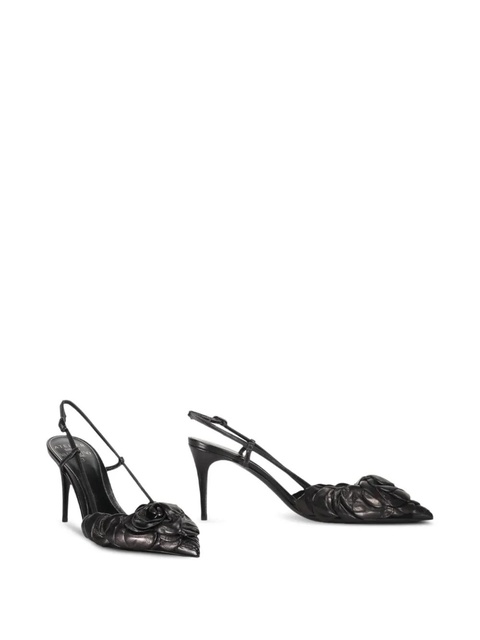 Valentino Garavani 80mm Atelier slingback pumps - Black - zdjęcie produktu nr 2