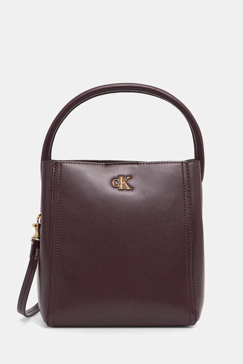 Calvin Klein torebka kolor fioletowy LV04F3174G - zdjęcie produktu nr 1