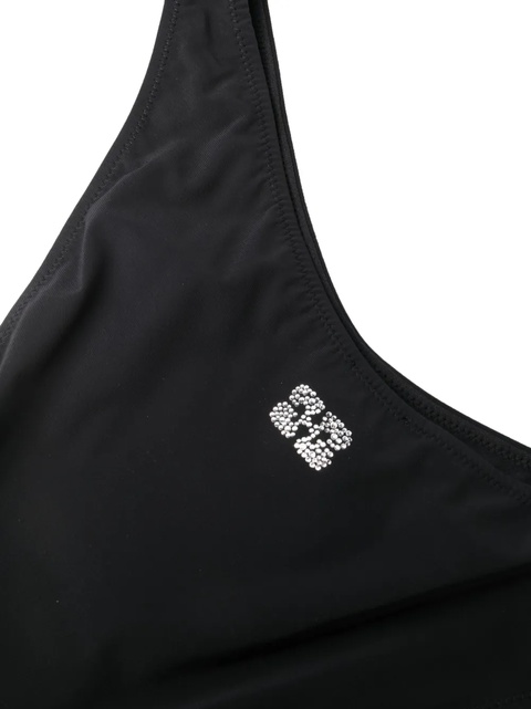 GANNI crystal embellished bikini bottoms - Black - zdjęcie produktu nr 1