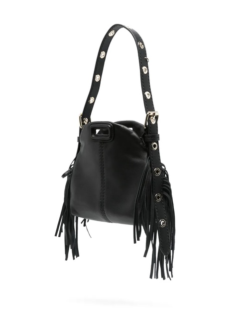 Maje Miss M leather micro bag - Black - zdjęcie produktu nr 2