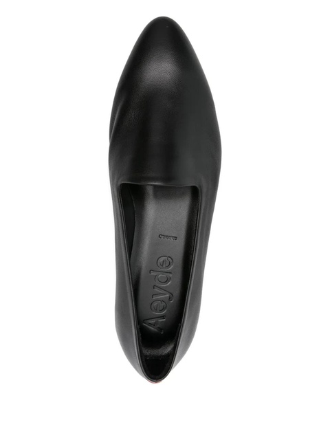Aeyde Vanna almond-toe loafers - Black - zdjęcie produktu nr 2