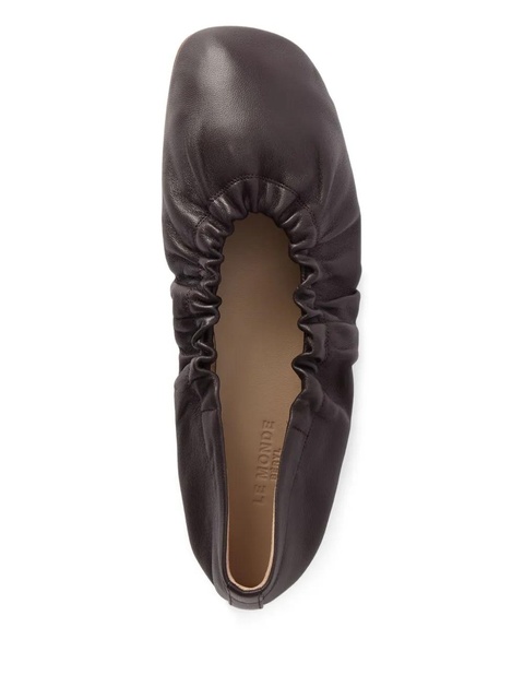 Le Monde Beryl Mica ruched flat - Brown - zdjęcie produktu nr 2