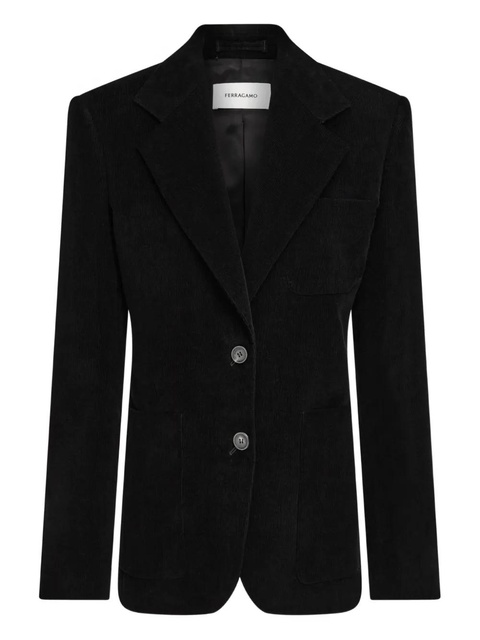 Ferragamo corduroy blazer - Black - zdjęcie produktu nr 1