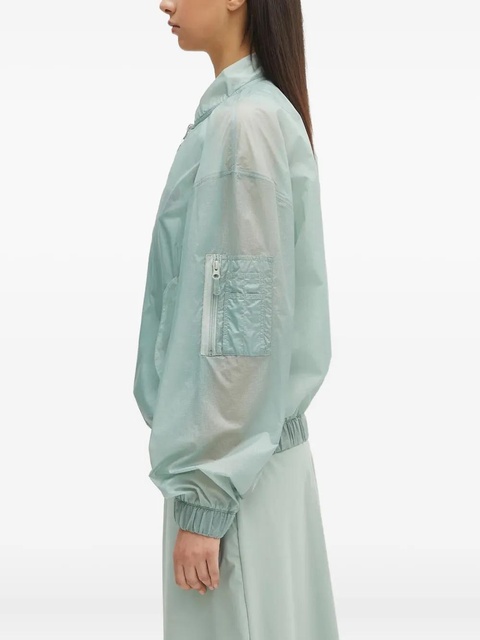 MM6 Maison Margiela zip-fastening bomber jacket - Green - zdjęcie produktu nr 2