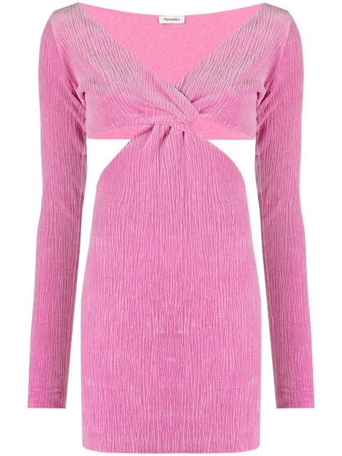 Nanushka Desta cut-out velvet dress - Pink - zdjęcie produktu nr 1