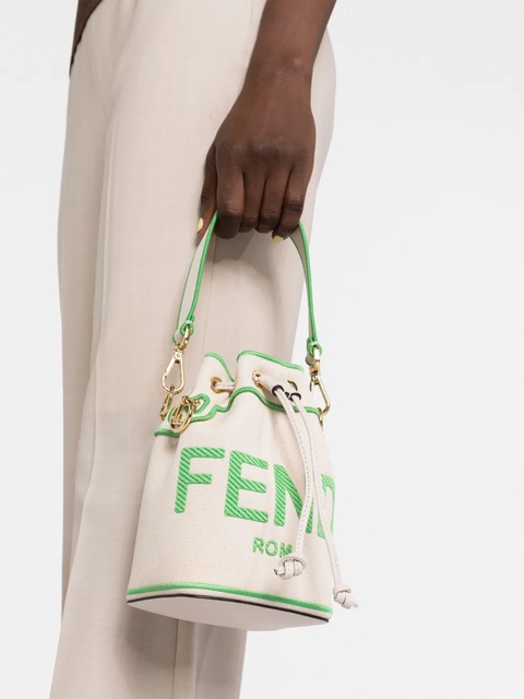 FENDI Mon Tresor canvas bucket bag - Neutrals - zdjęcie produktu nr 2