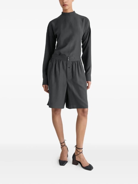LEMAIRE long-sleeve plastron blouse - Grey - zdjęcie produktu nr 1